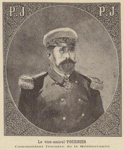 Fournier中将，法国Navys地中海中队指挥官 作者 法语学校